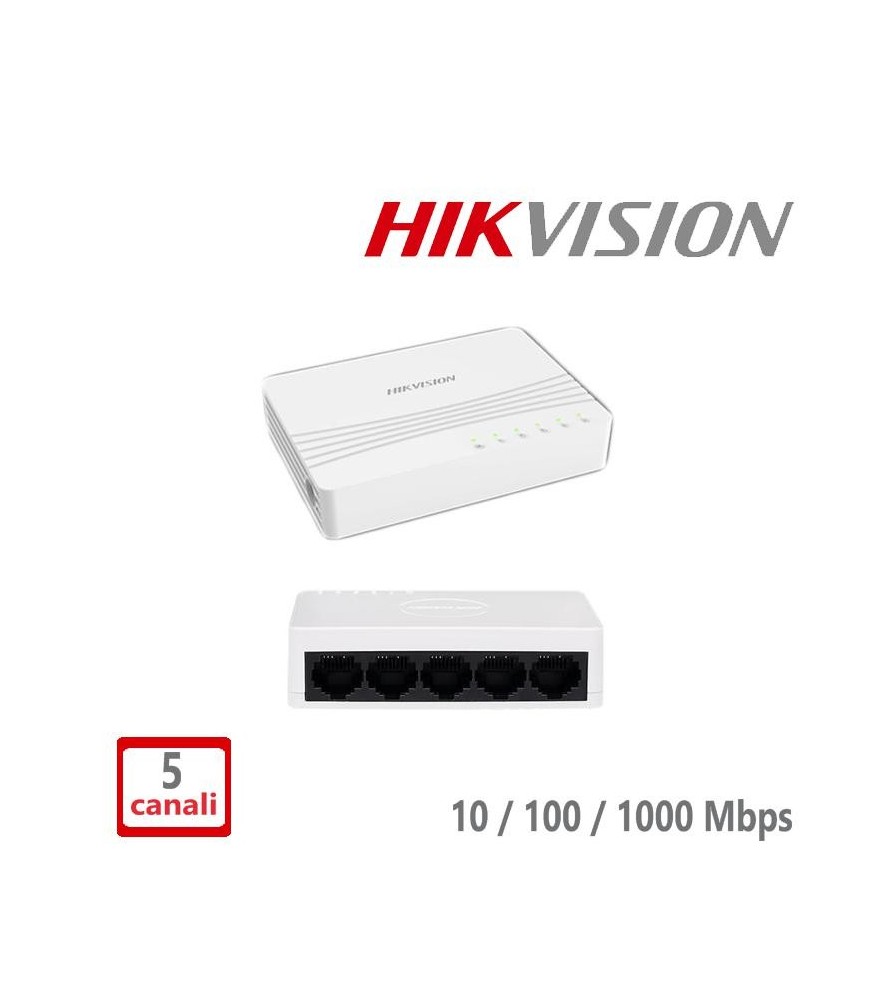 Hikvision Switch 5ch 10/100/1000mbps