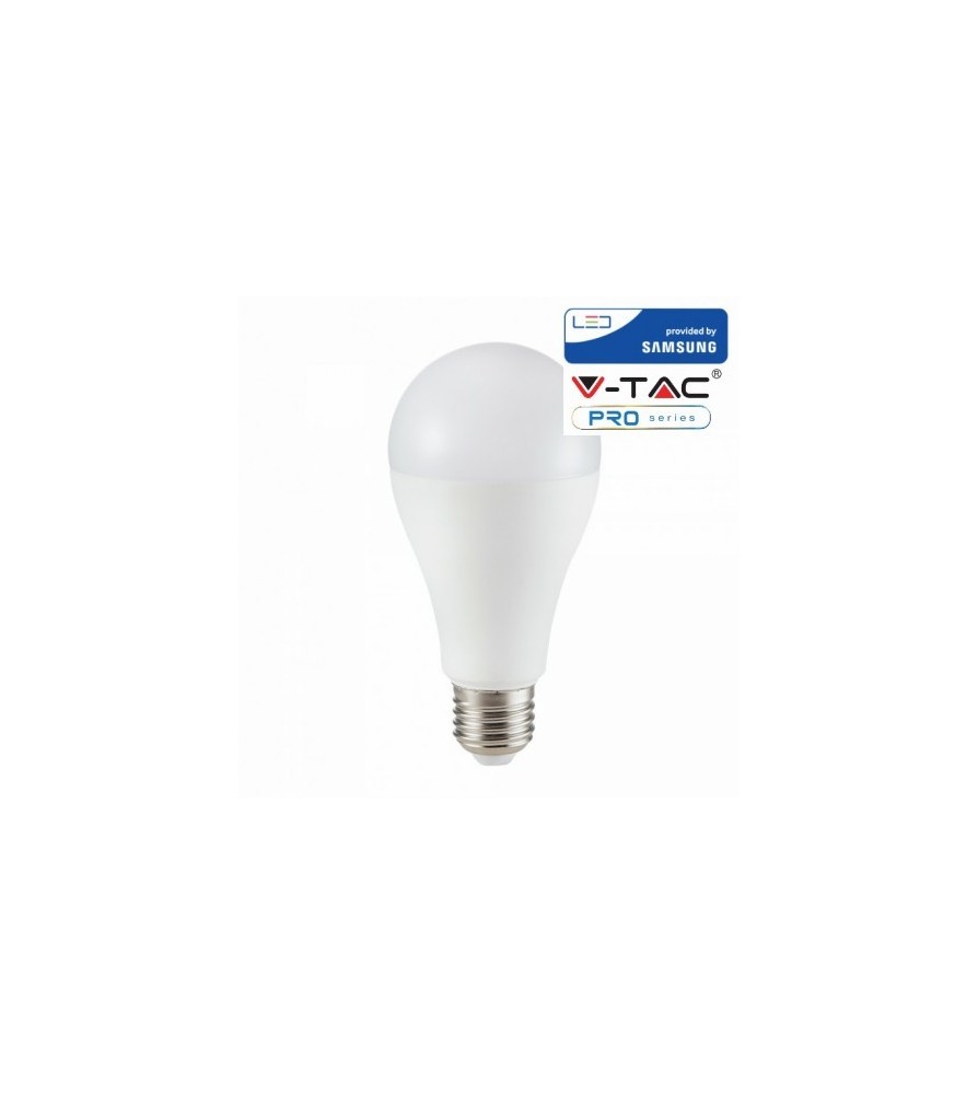 V-Tac Pro Samsung Chip Lampadina Led Goccia 15W Attacco E27 3000K