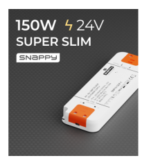 Alimentatore SUPER SLIM SNAPPY SNP150-24VF - 150W - 24V