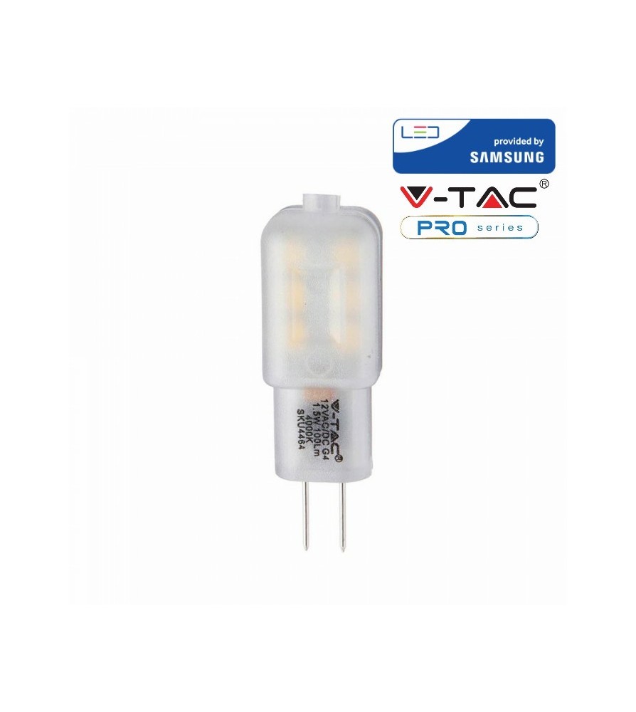 V-Tac Lampadina Led G4 1.5W Bulb Chip Samsung 6400K