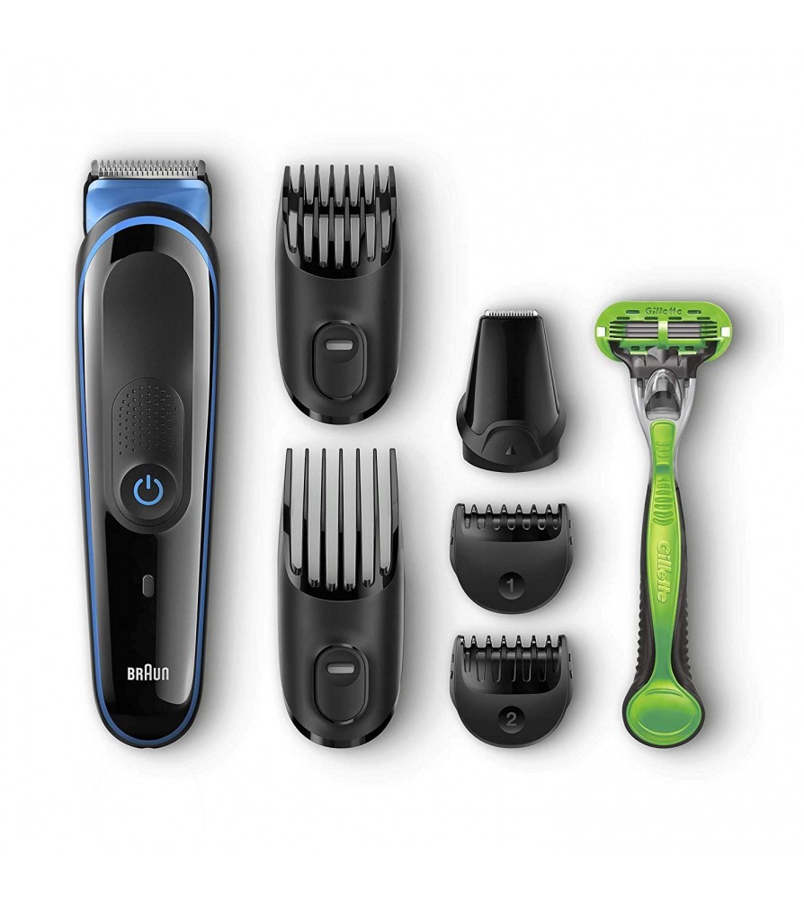 Braun Rasoio da Barba MultiGrooming Kit 7 In 1 Gillette Body