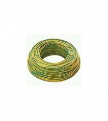 Cavo Unipolare Giallo Verde 4mm ( Prezzo al metro )