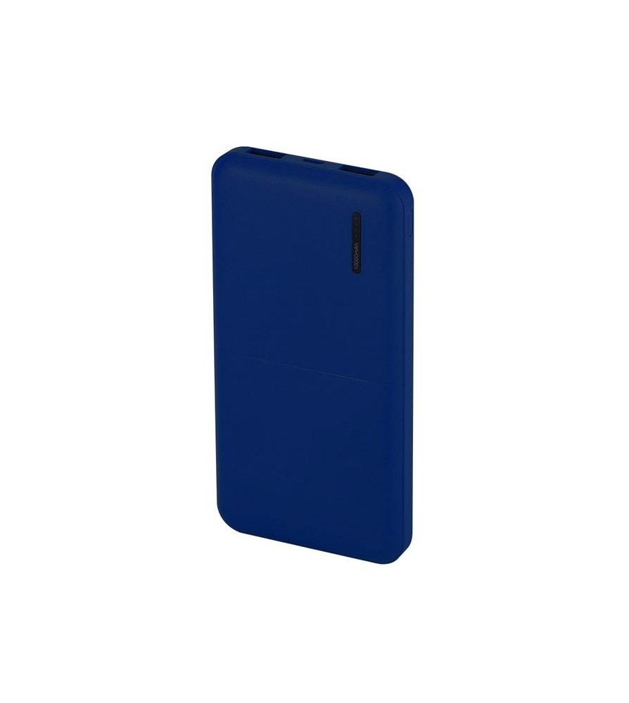 V-Tac Power Bank Portatile 10000 mAh 2 Uscite USB 2A Blu