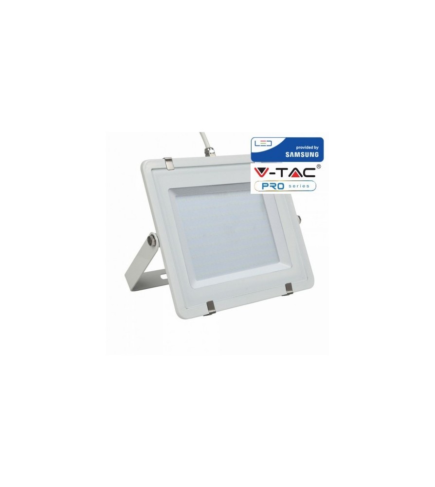 V-Tac Proiettore Led Chip Samsung 200W Bianco 4000K IP65