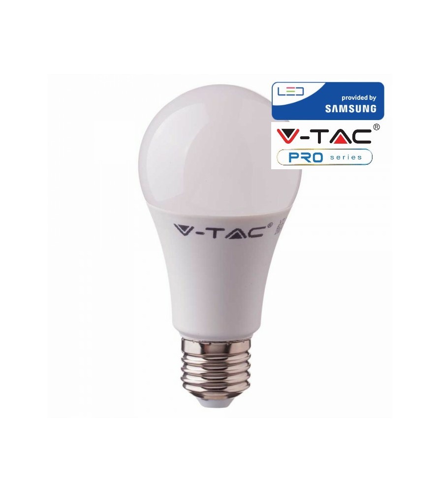 V-Tac Lampadina Led Samsung Chip 11W E27 A60 6400K A ++