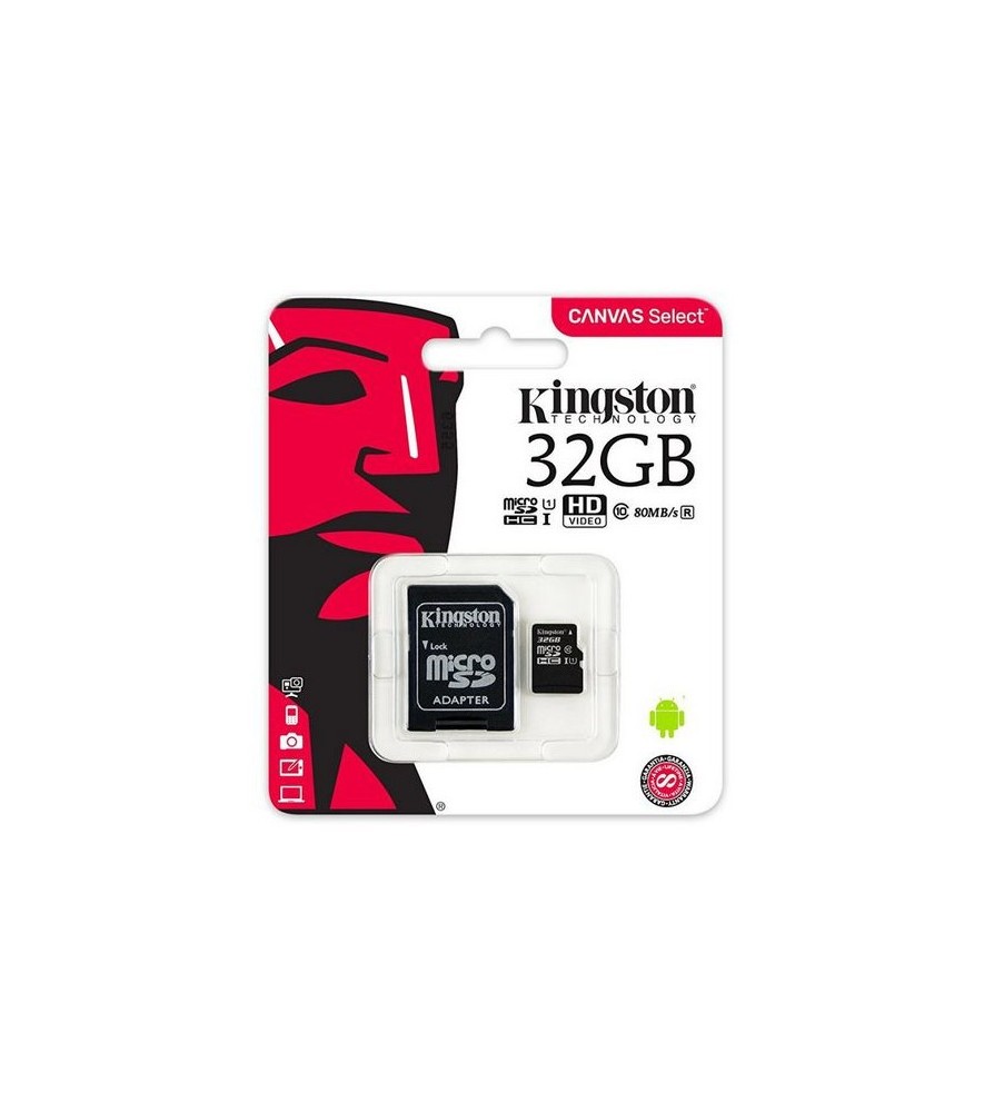 Kingston Micro SD SDHC 32gb Classe 10