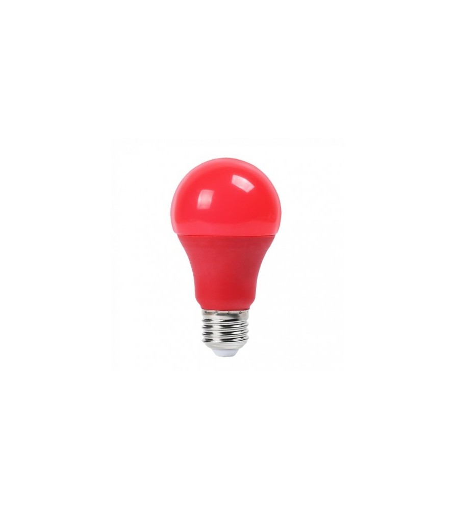 V-Tac Lampadina Led Goccia Colorata Rossa 9W Attacco E27