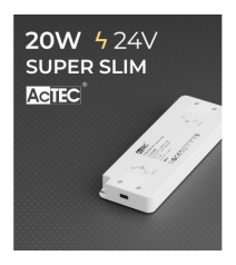 ACTEC Alimentatore ULTRATHIN - 24V - 20W