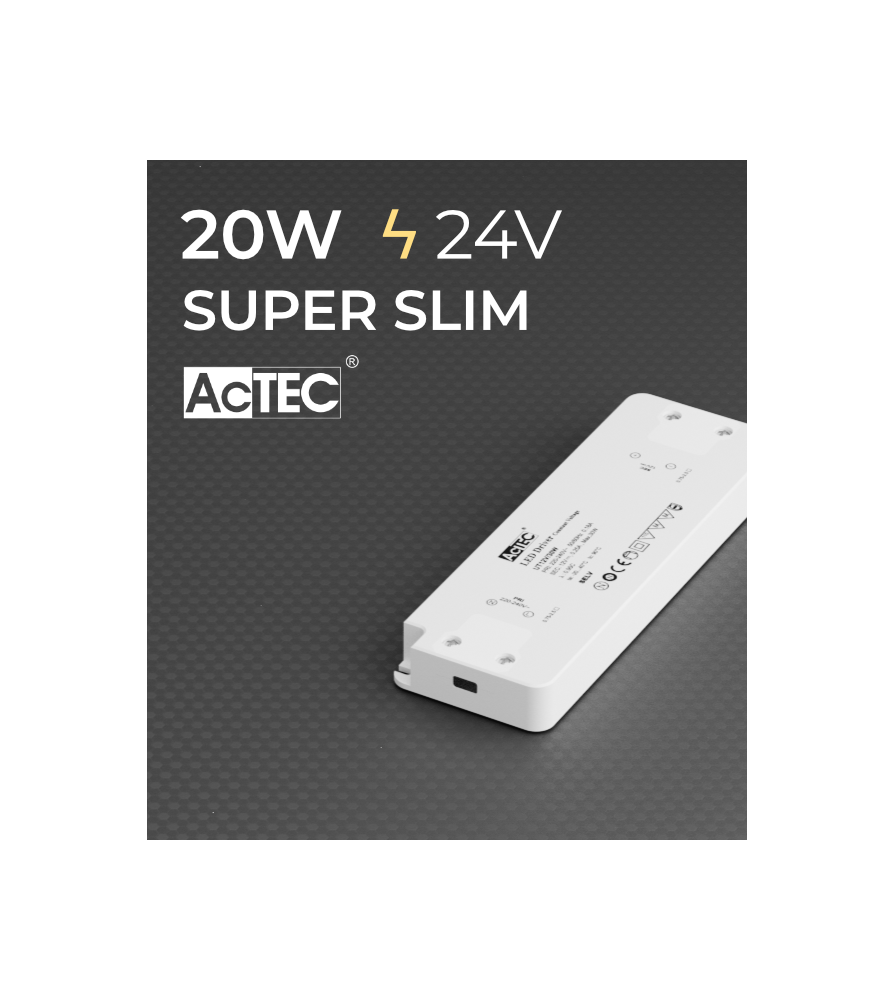 ACTEC Alimentatore ULTRATHIN - 24V - 20W