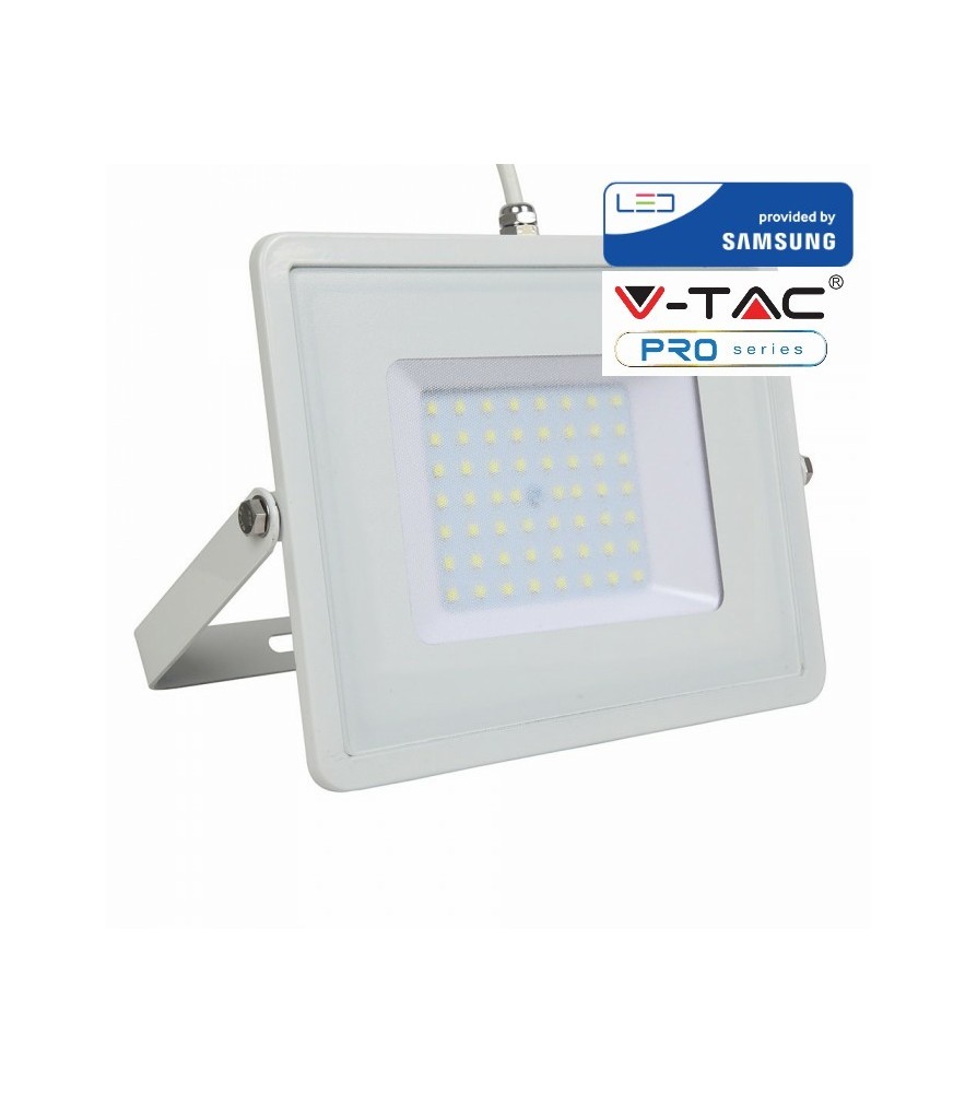 V-Tac Proiettore Led Chip Samsung 50W Bianco 6400K IP65