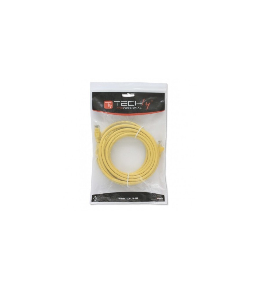 Cavo di rete Patch in CCA Cat.5E Giallo UTP 10m