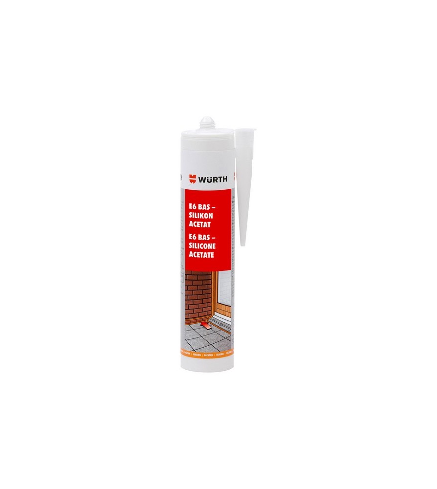 Wurth Silicone Acetico Bianco 310ML