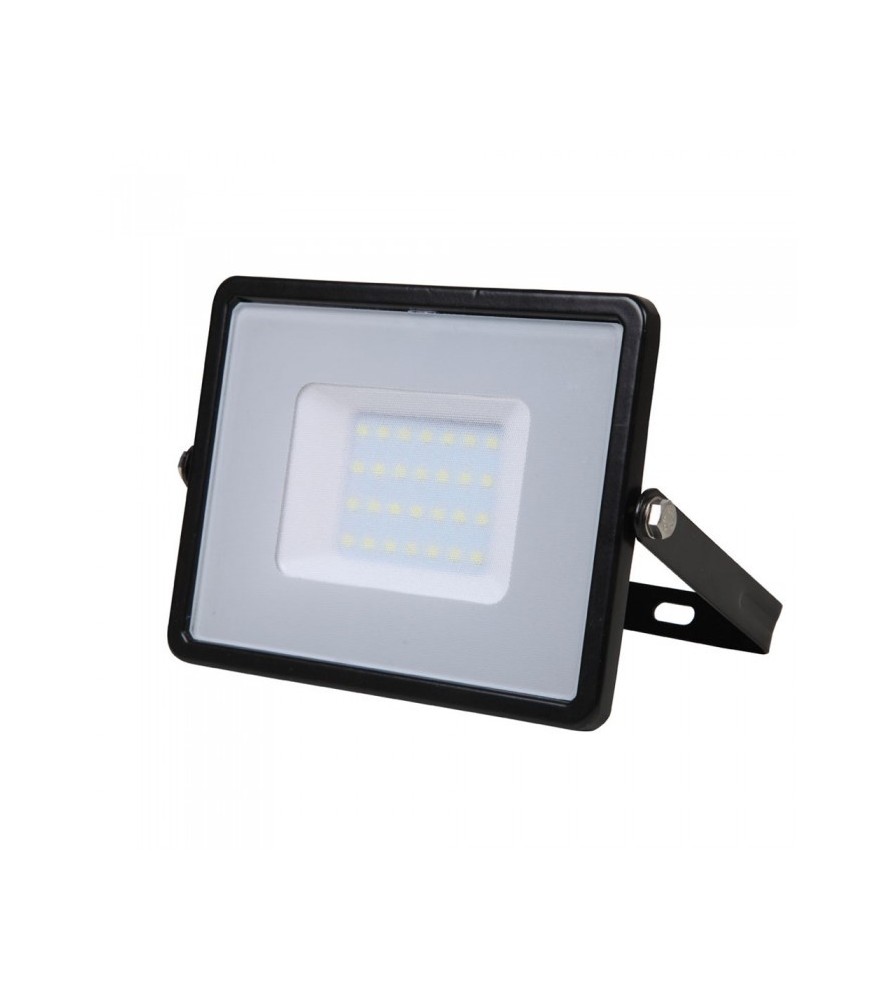 V-Tac Faro Led SMD Chip Samsung 30W Colore Nero 3000K IP65