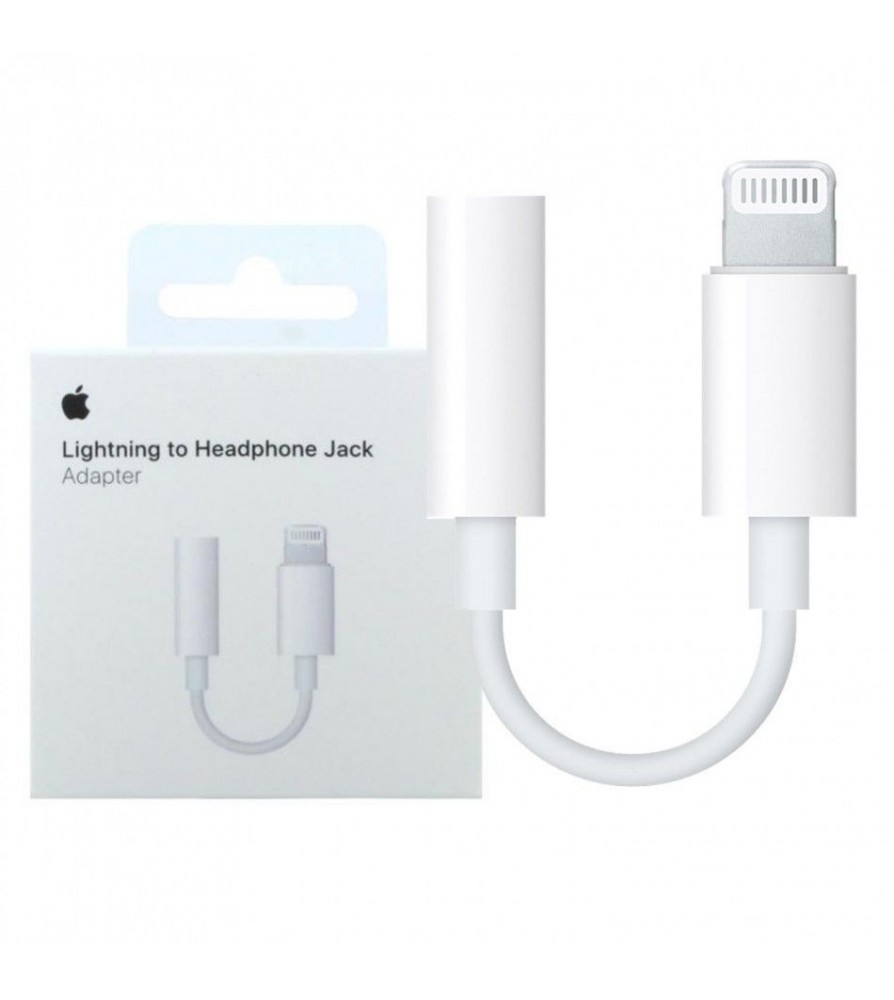 Apple mmx62zm/a Adattatore da Lightning a Jack Cuffie 3.5 White