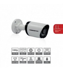 VideoStar Telecamera Bullet Lente Fissa 2.8 mm 1080P Paster Bianca