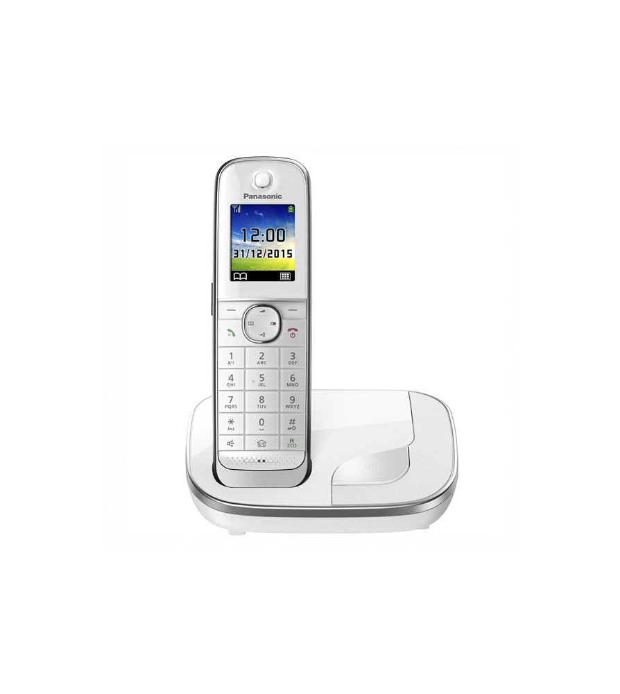 Panasonic Cordless senza Fili DECT 1,8 TFT GAP Bianco