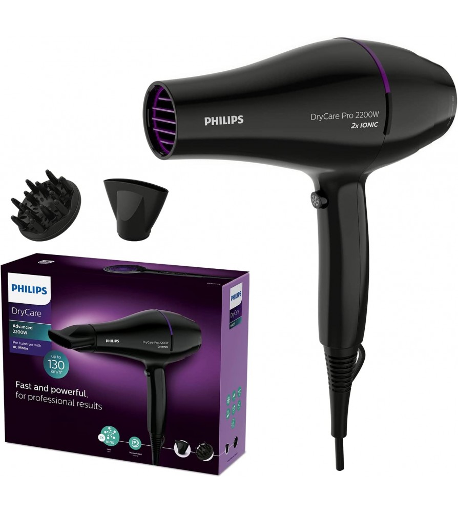 Philips Asciugacapelli Professionale DryCare Pro, 2200 W