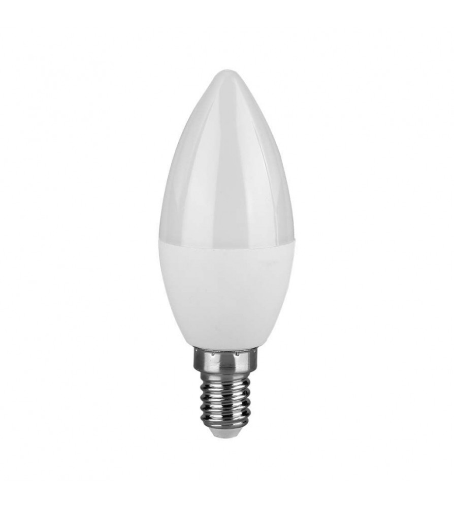 V-Tac Lampadina Led Samsung Chip 4.5W E14 Candle 3000K