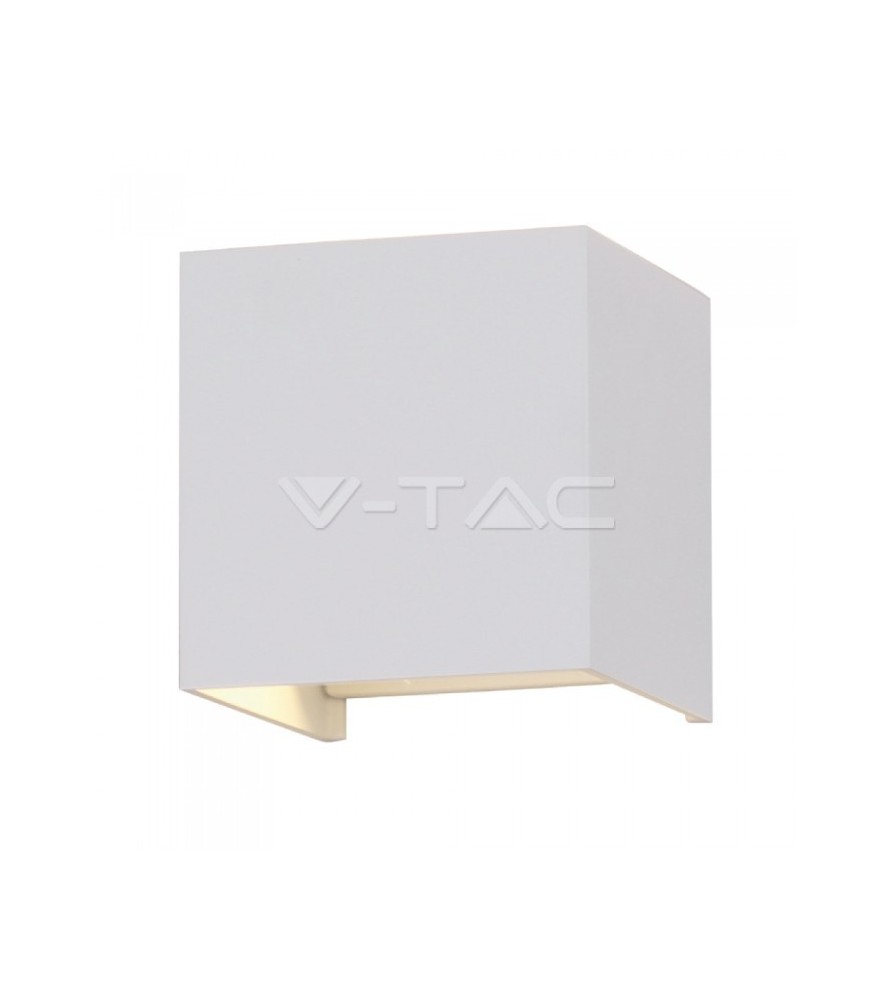 V-Tac Lampadina Led Muro Quadrata Doppio 12W Colore Bianco