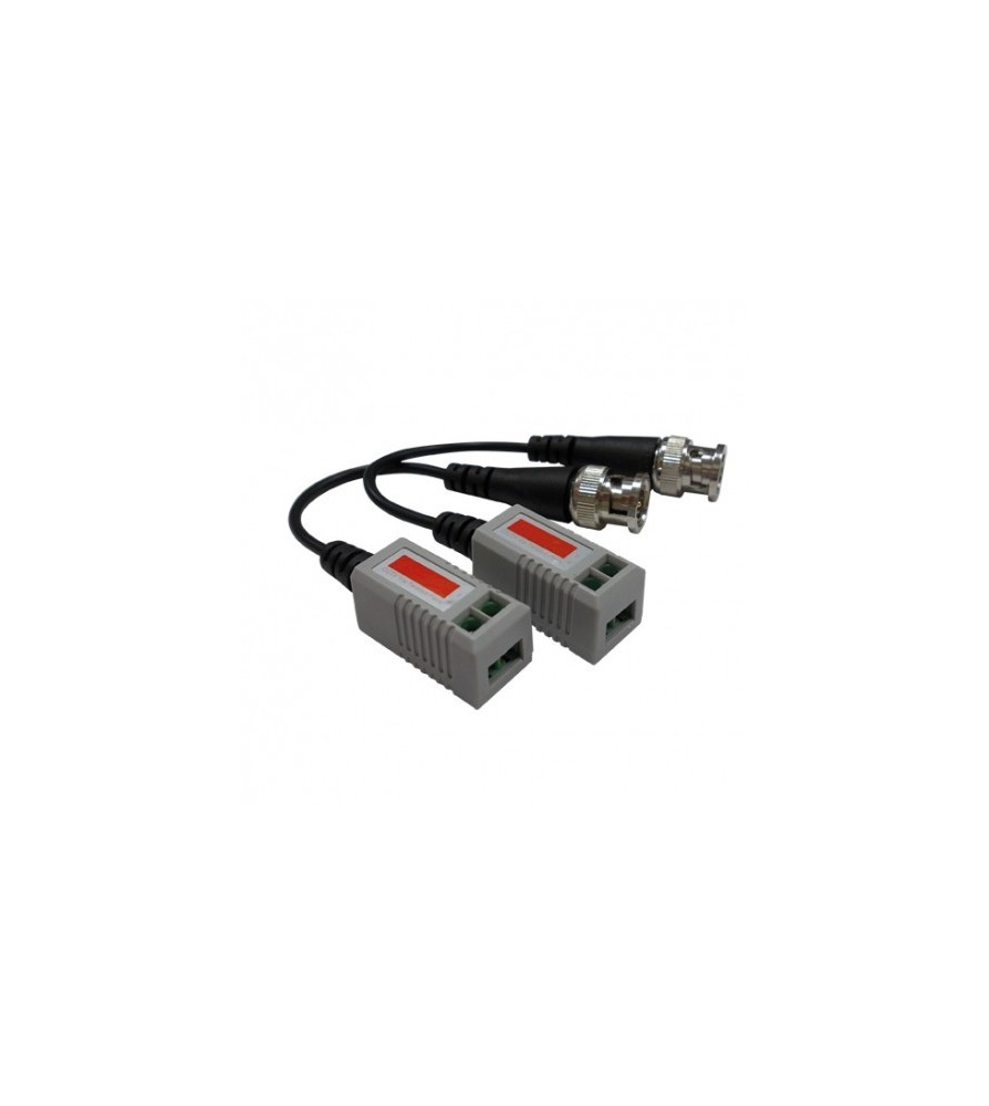 VideoStar Coppia Video Balun Passivi Con Terminale a Vite e Cavo bnc