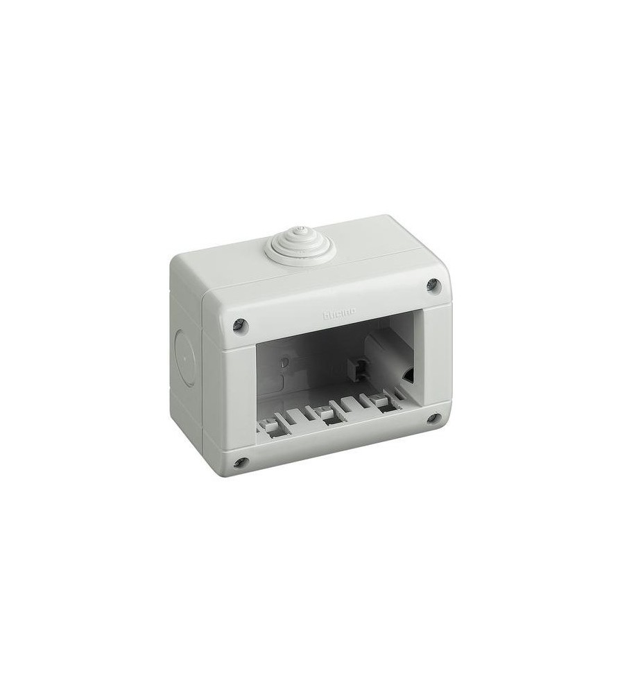 Bticino Custodia IP40 Composta da Base e Coperchio 3 Moduli IP40