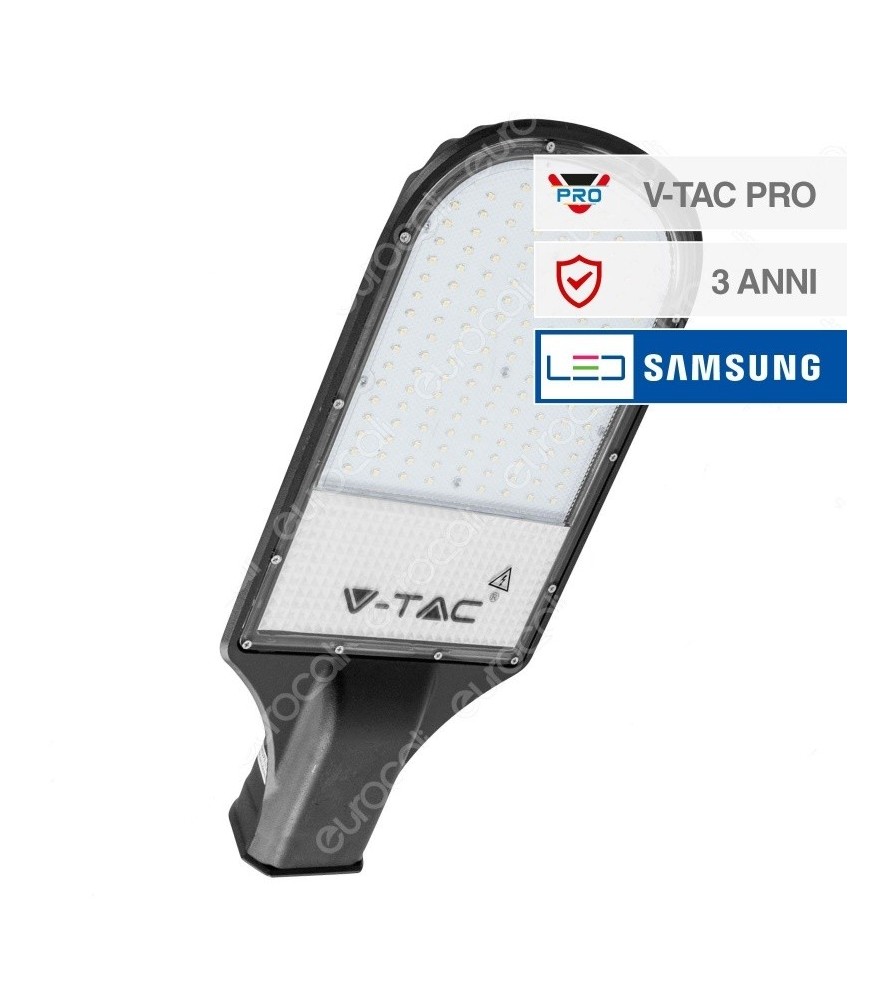 V-Tac Lampada Stradale LED 100W 4000K Lampione SMD Chip Samsung