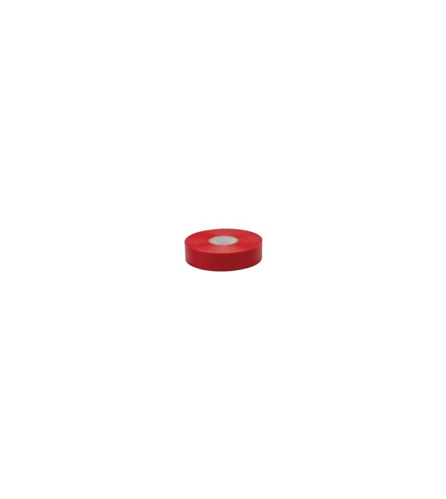 Etelec Nastro Isolante Rosso 19mmx25Mx0.15mm